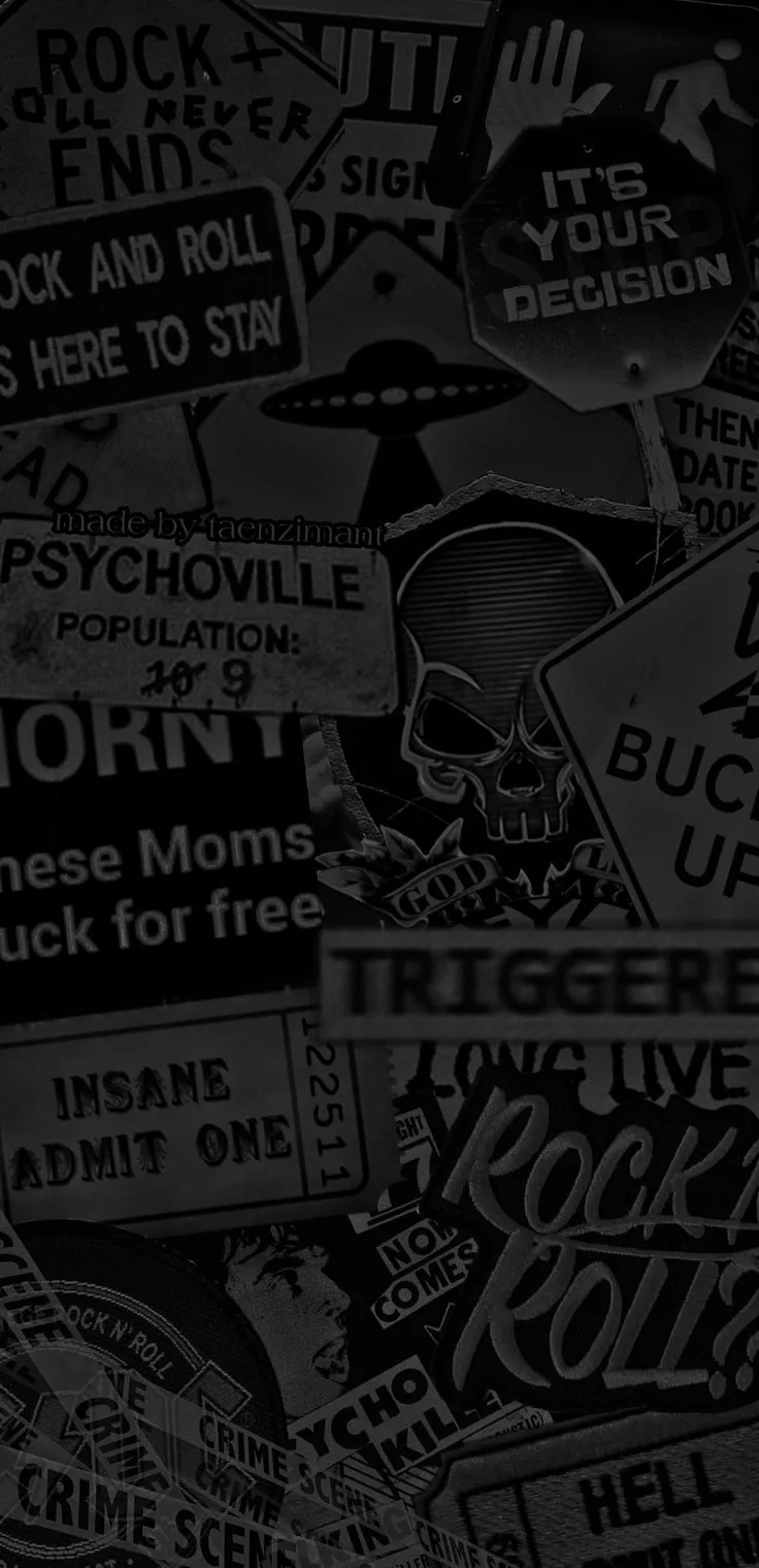 Cool Black Alt HD Wallpaper