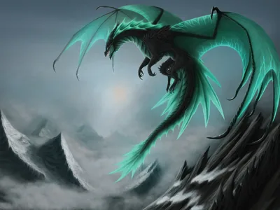 Black Lightning Dragon Wallpaper