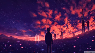 Alone Anime Boy 4k Wallpapers