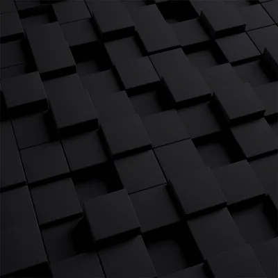 3d black cube iPad Pro Wallpapers