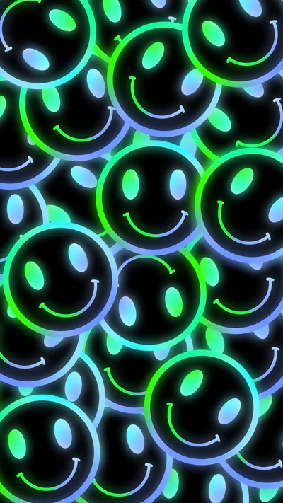 Neon emoji