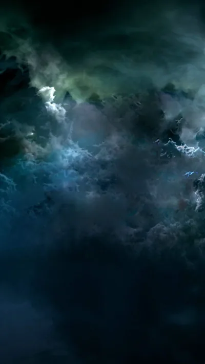Storm Clouds Lit From Within HD Phone Wallpaper