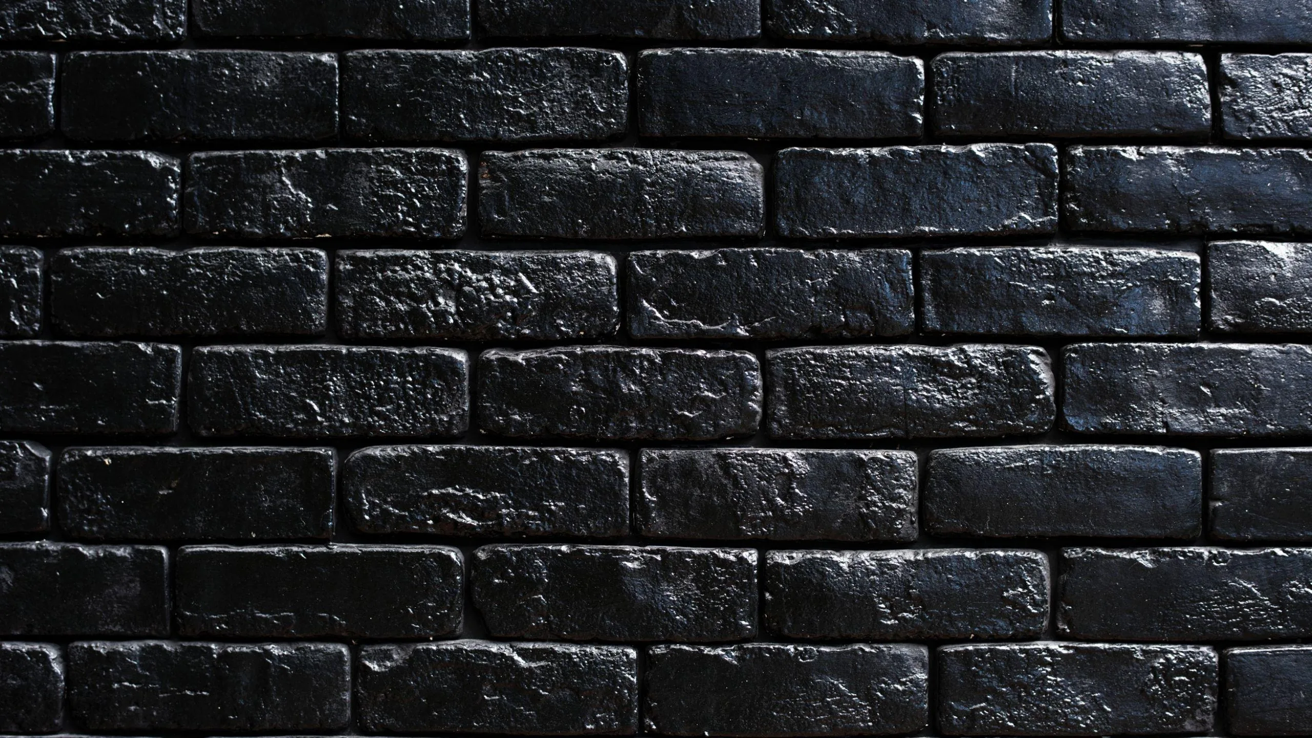 Black Brick Wallpaper 4K