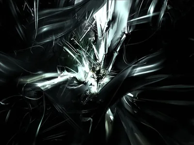 White Light Bursting Through Dark Glass HD Wallpaper