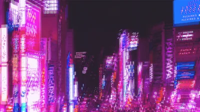 Neon Aesthetic Lights Desktop Wallpapers