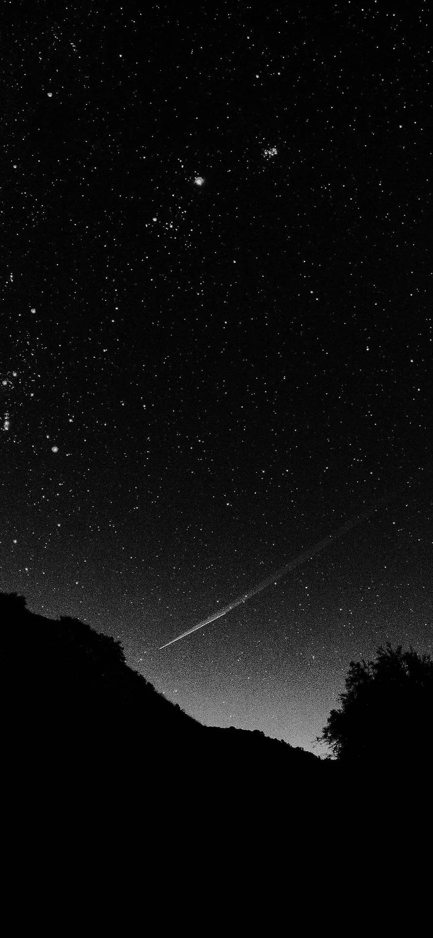 Dark Starry Night Sky Wallpaper