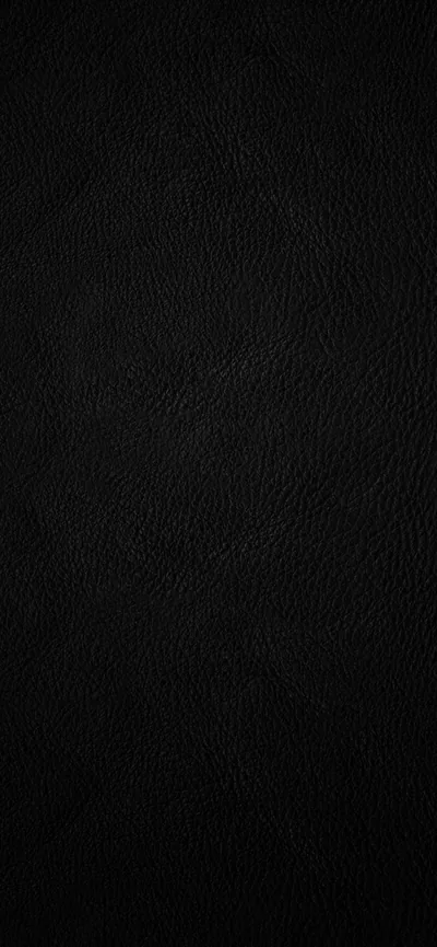 Plain Black Leather Grain HD Phone Wallpaper