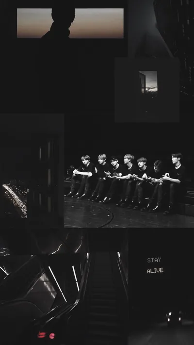 Jungkook Wallpaper Aesthetic Black Korean Artist Wallpaper