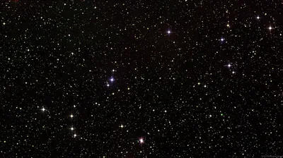 Star Field with Blue and Orange HD Wallpaper