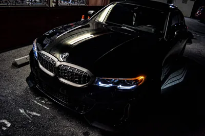 Black Bmw Wallpaper 4k