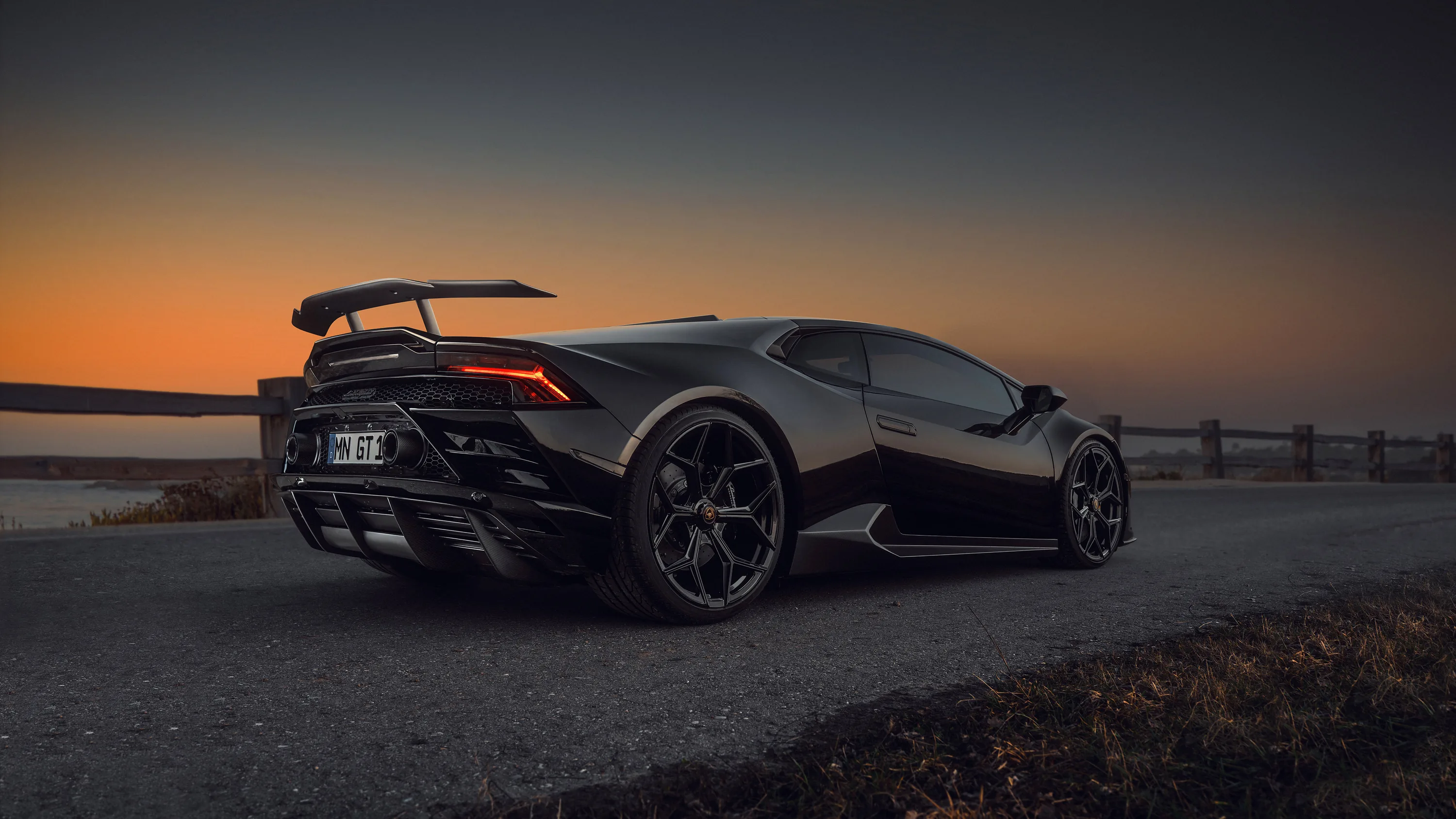Supercar Black Car Car Lamborghini Lamborghini Huracan Vehicle