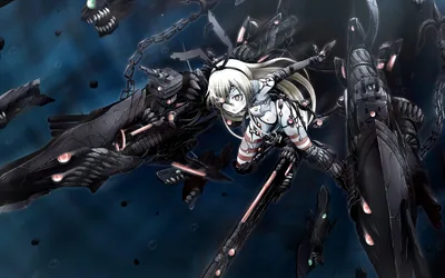 Aerial Battle Against Black Machines HD Wallpaper