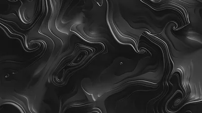 Liquid Black Marble Swirl Texture HD Wallpaper