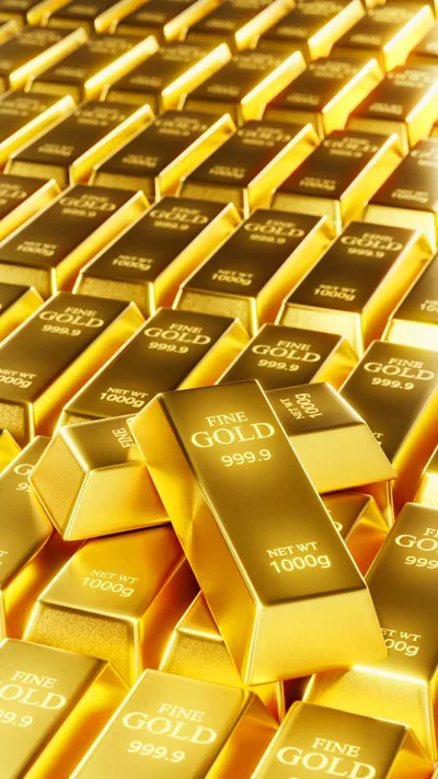 Rows of Fine Gold Bars HD Phone Wallpaper