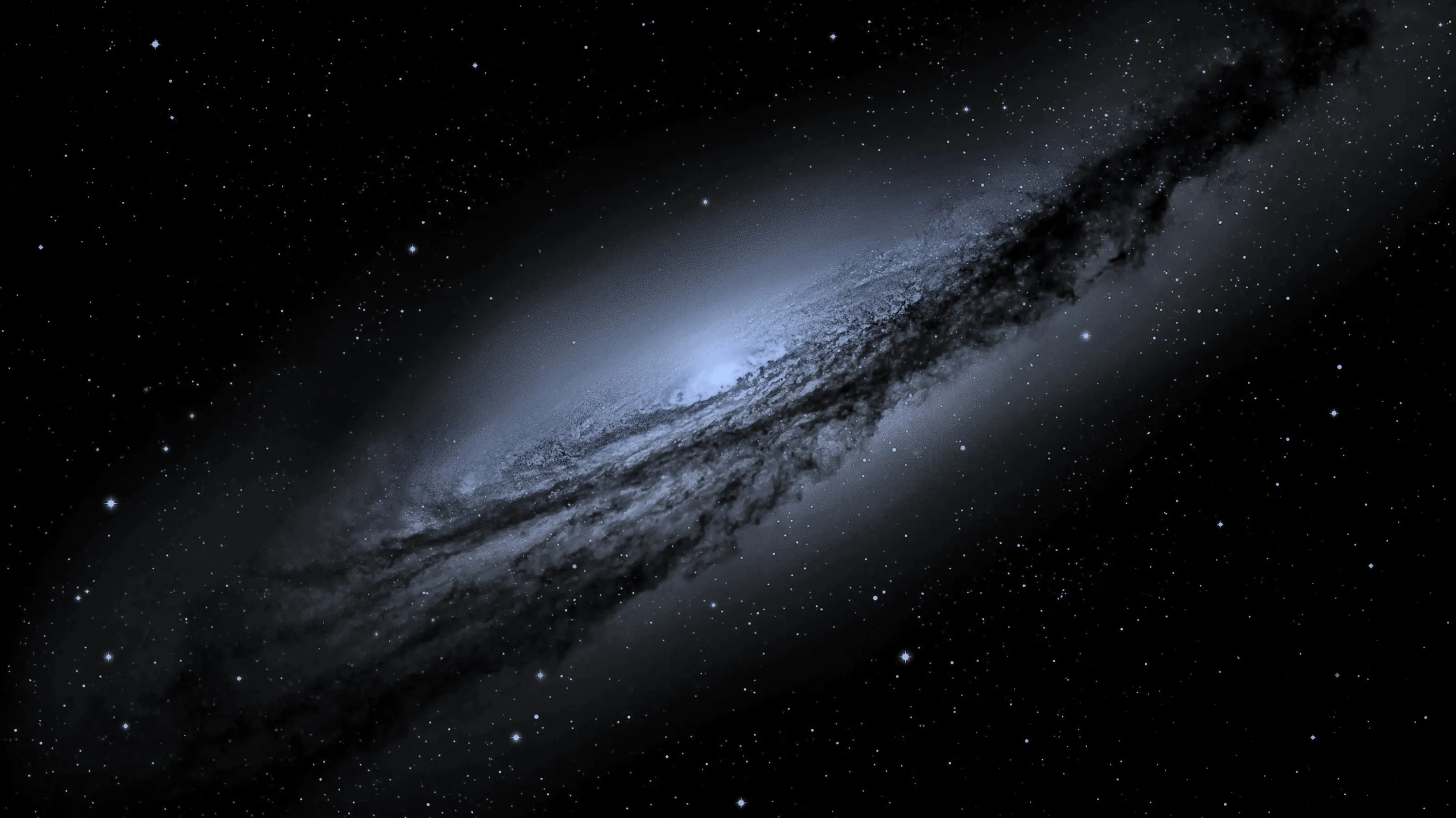 Black Sky With Splendid Stars And Dirty Clouds During Nighttime 4K 5K HD Galaxy Wallpapers