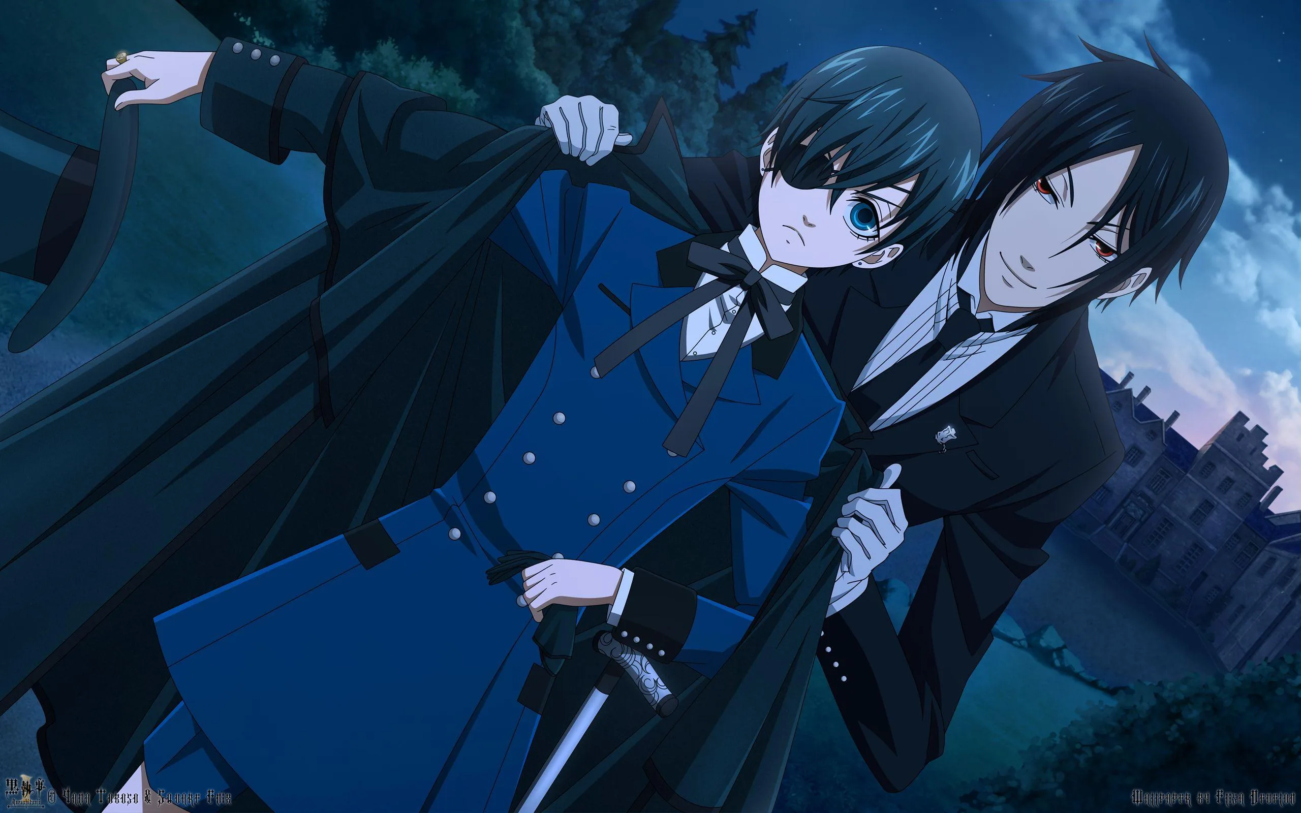 Black Theme Anime Wallpaper and Background