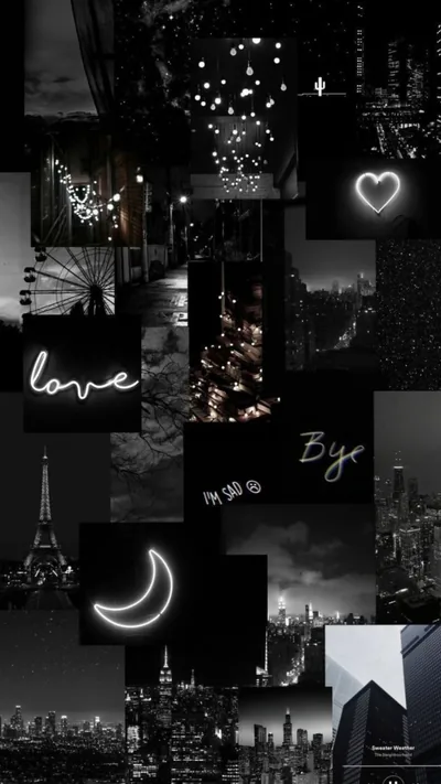 Black wallpaper aesthetic for android