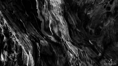 Flowing Black and White Ink Texture HD Wallpaper