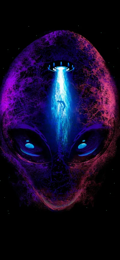 Alien Wallpaper 4K, Extraterrestrial, AMOLED