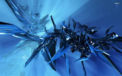 Blue Shards Wallpapers