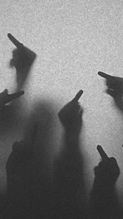 Silhouetted Hands Behind Frosted Glass HD Phone Wallpaper