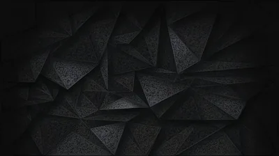 Black geometric wallpaper 4k HD Wallpaper