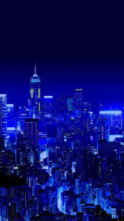 Blue black aesthetic wallpaper HD Wallpaper