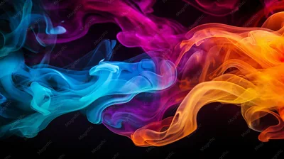 Black Background Smoke HD Wallpaper