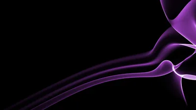 Purple Light Streaks on Black HD Wallpaper
