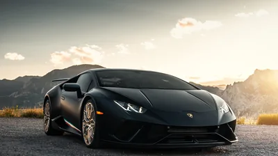 Black Car Car Supercar Lamborghini Vehicle Lamborghini Huracan Performante HD