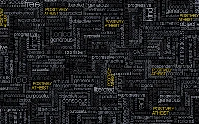 a black background with words on it Background