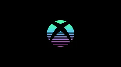 Xbox Wallpaper 4K, Logo, Black background, AMOLED