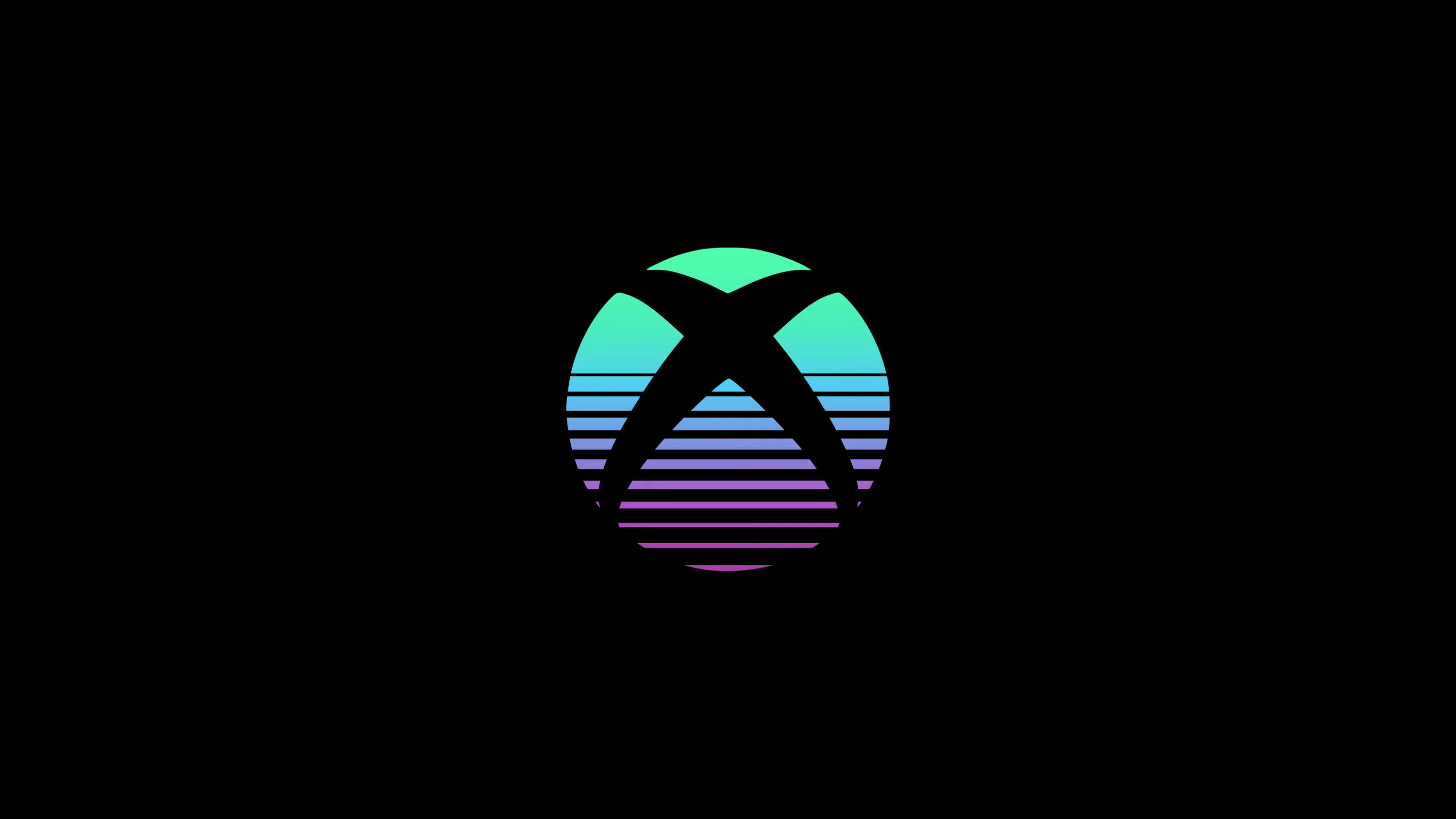 Xbox Wallpaper 4K, Logo, Black background, AMOLED