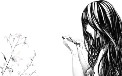 Anime Black and White Nature Wallpapers Anime Black