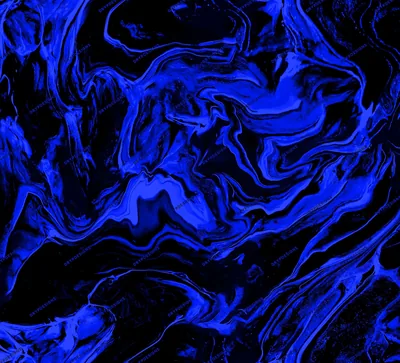 Black + Blue Marble Seamless Digital Paper Background Texture Abstract Blue Liquid