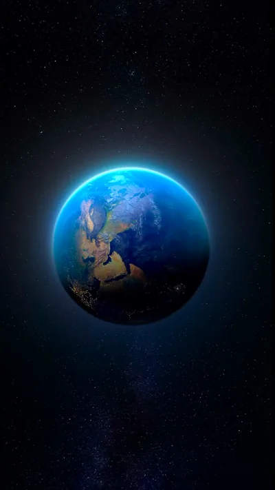 Dark Planet Background