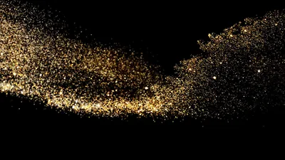 Luxurious Black and Gold Desktop Wallpaper