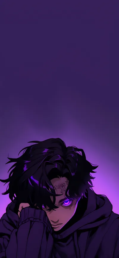 Intense Dark Boy Illustration Wallpapers Free Wallpapers iPhone