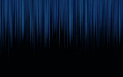 Vertical Blue Streaks on Black HD Wallpaper