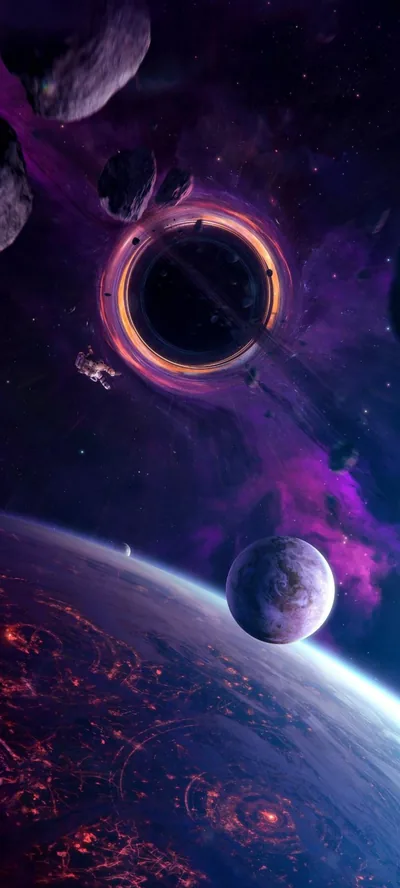 Wallpaper Outer Space Space Aesthetic, Black Hole, Outer Space, Universe, Aesthetics
