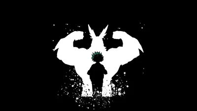 Small Boy Before a Giant White Silhouette HD Wallpaper