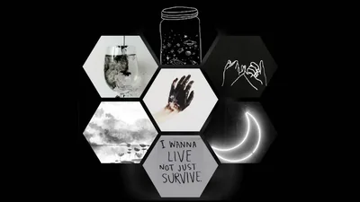 Cute Black Aesthetic Wallpapers