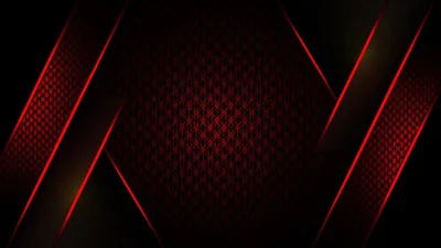 Red and Black Carbon Fibre Design HD Wallpaper