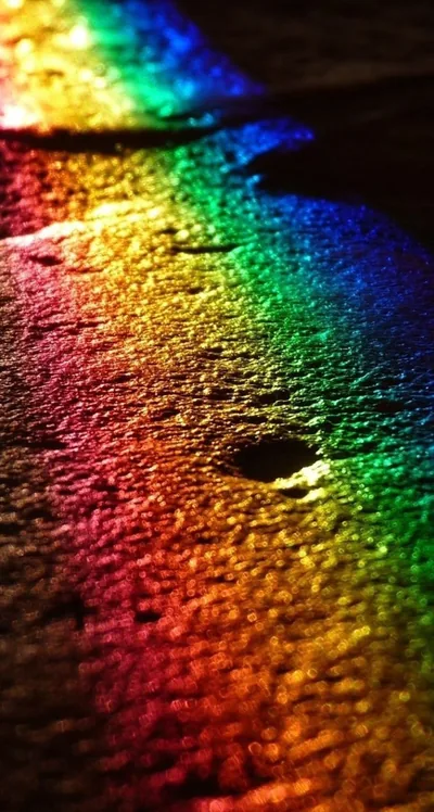 Dark Rainbow IPhone Wallpaper