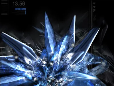 Crystal Tech Shapes HD Wallpaper
