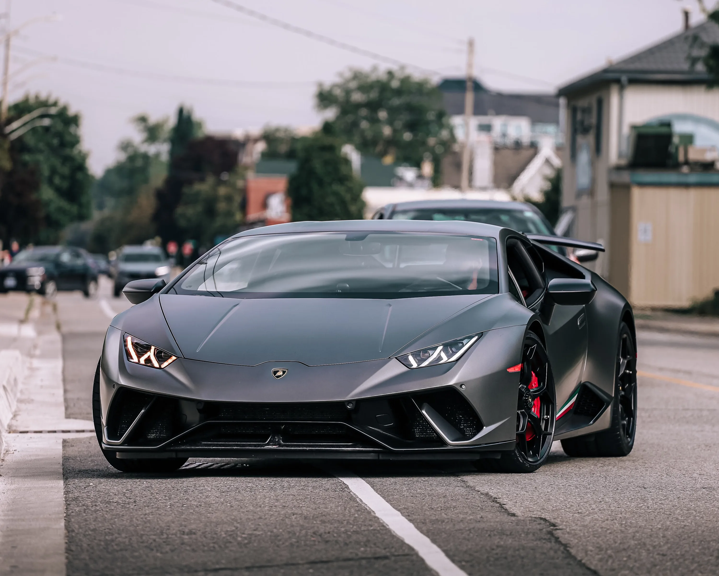 Black Lamborghini Huracan Free Stock Photo