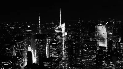 Skyscraper Black And White