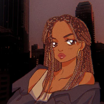Pretty Black Girl Cartoon Wallpapers