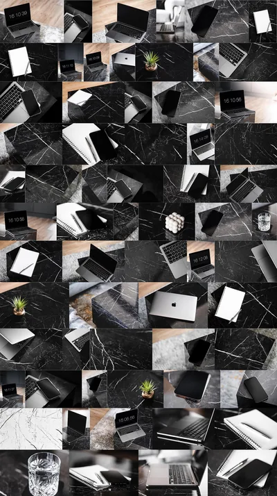 Black Marble Stock Images