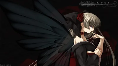 Gothic Angel HD Wallpaper of Mysterious Elegance
